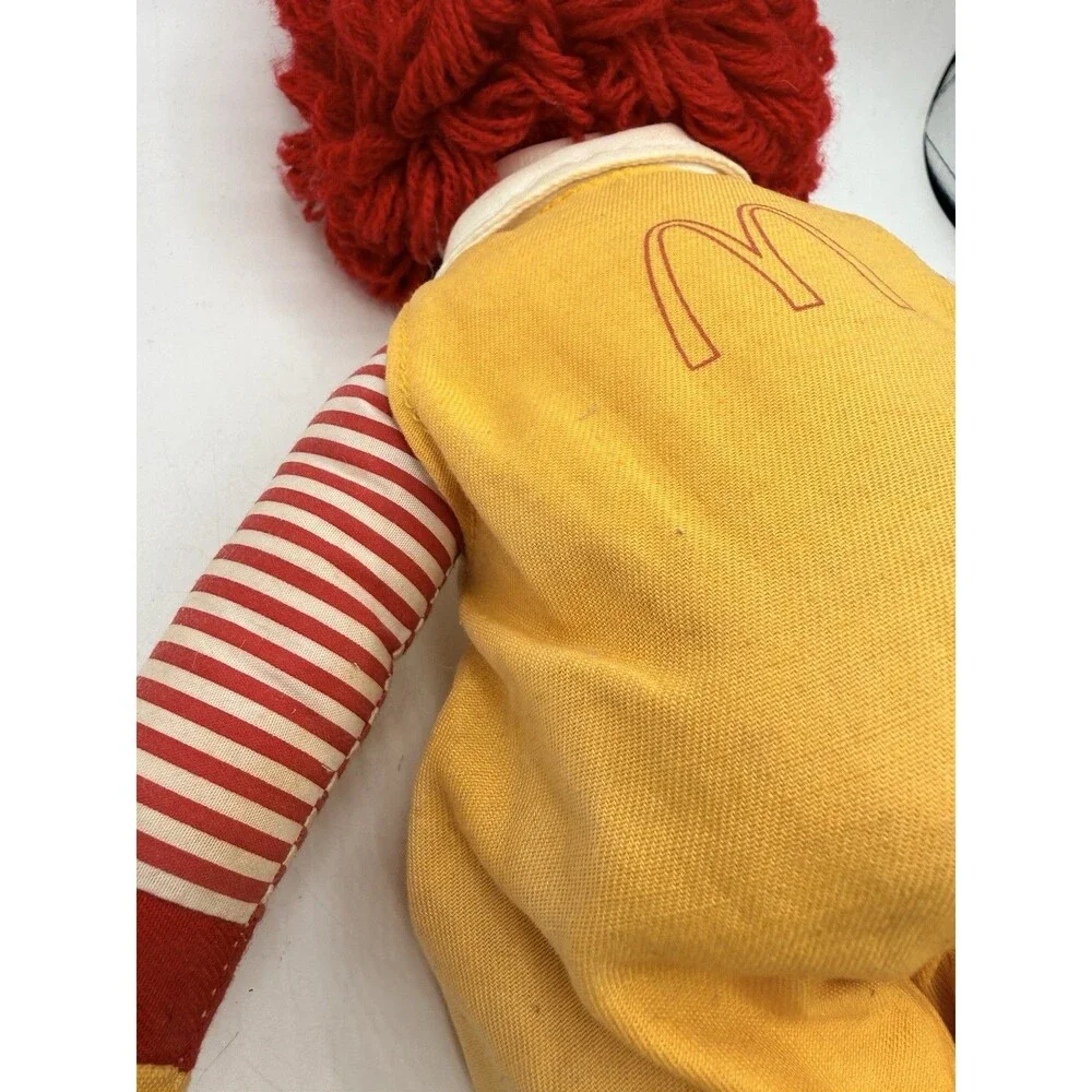 Vintage Ronald McDonald Plush Doll 1984 15